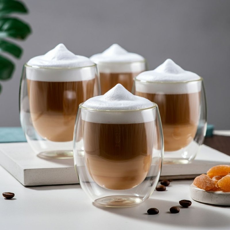 Upgrade Your Sip | Medium 350ml Double Wall Glass | No Heat, No Sweat, Just Pure Taste