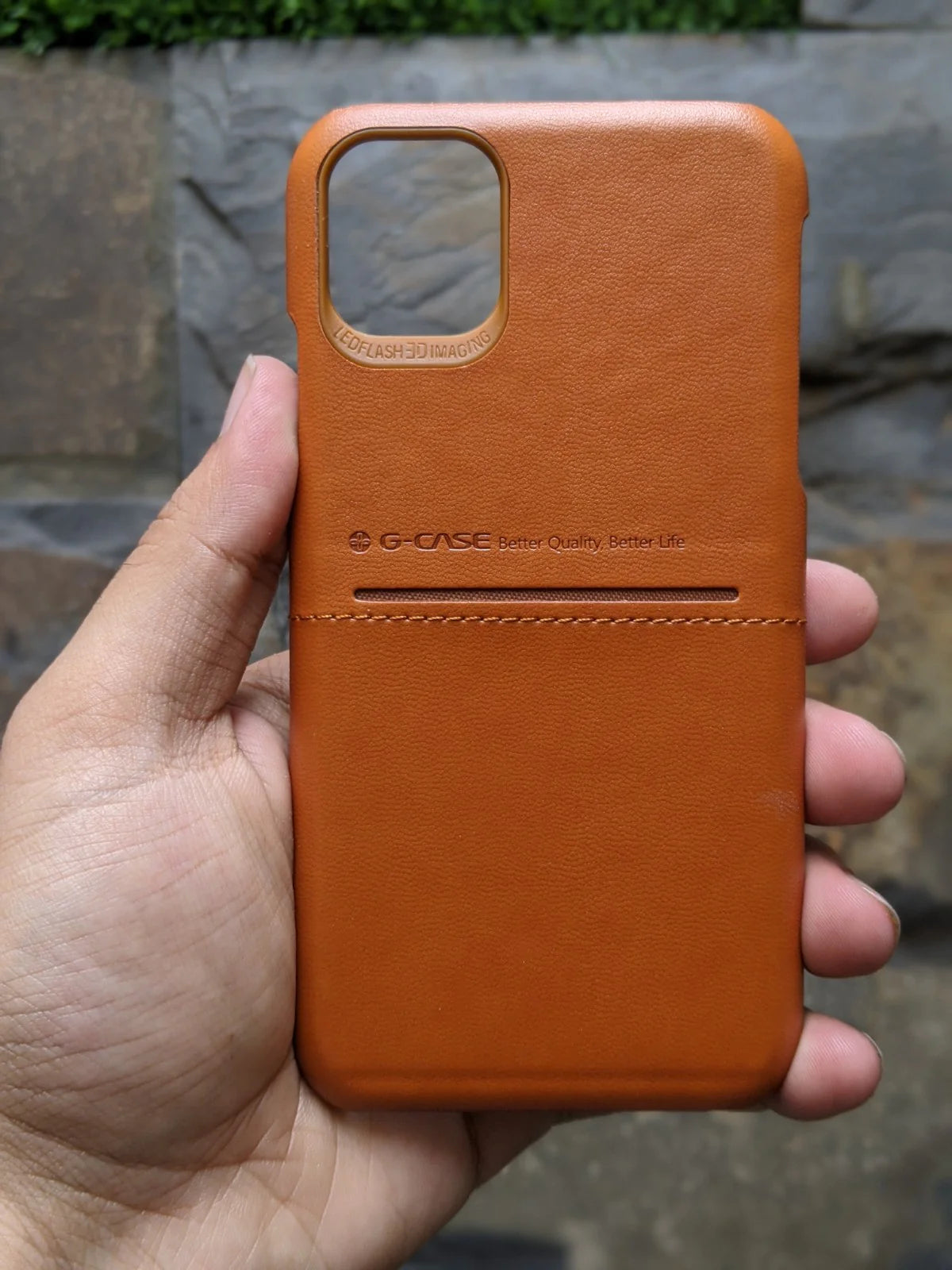 G Case Card Cool Series Leather Case Apple iPhone 11 Pro Brown