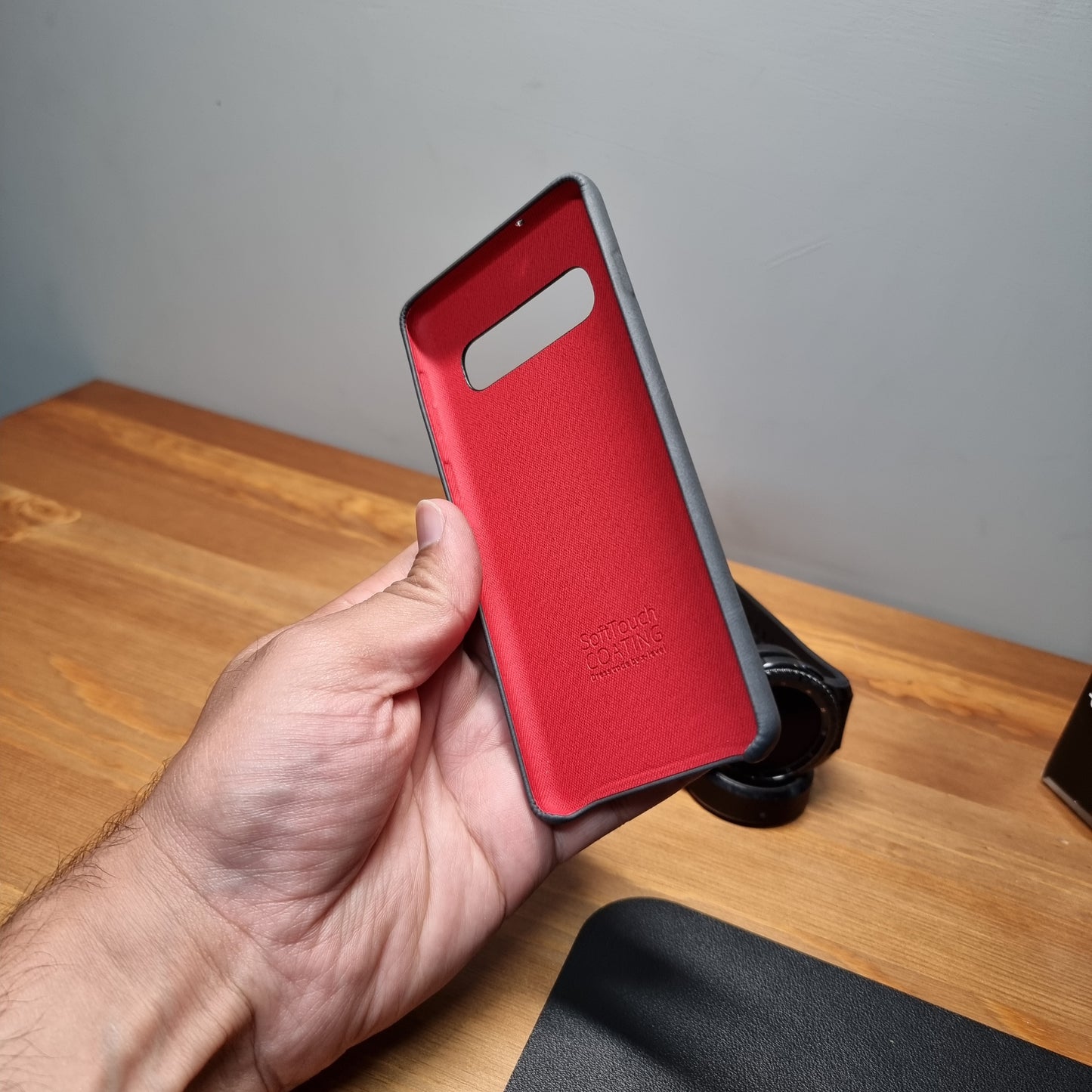X-Level Vintage Grey Leather Case Samsung Galaxy S 10