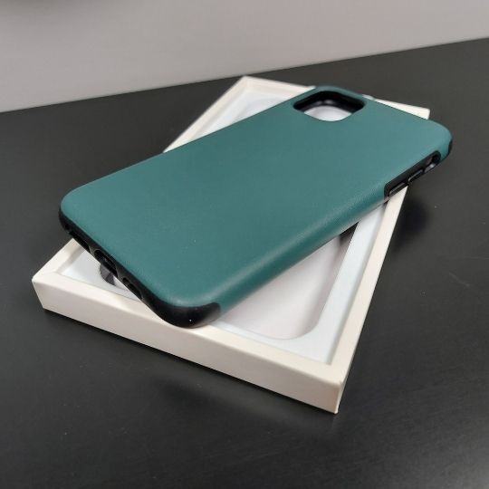 Laudtec iPhone 11 Premium Protective PU Leather Case Green