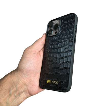 Croco iPhone 12 & 12 Pro Leather Case