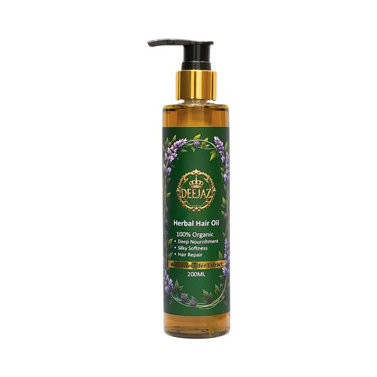 DEEJAZ Herbal Hair Oil with Lavender – Calming Care for Dry, Damaged Hair