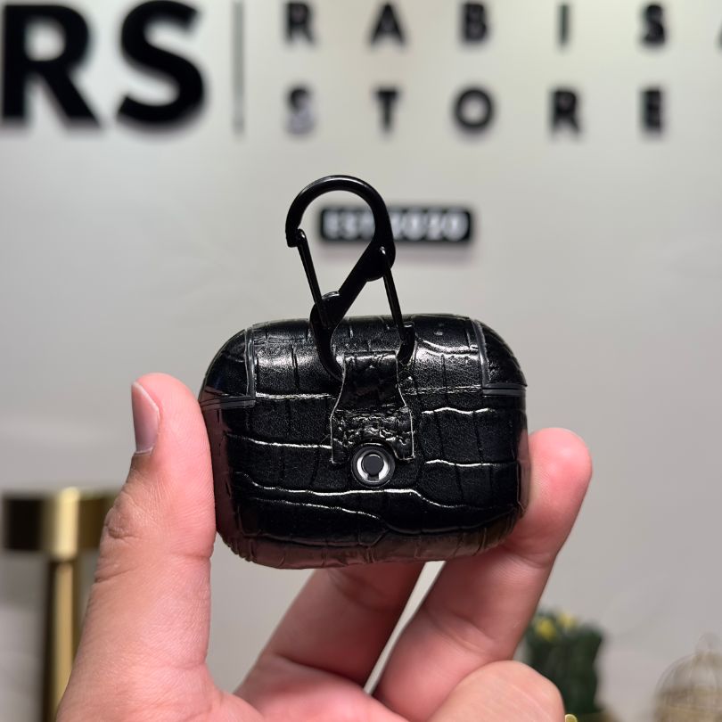 Croco Airpods Pro & Airpods Pro 2 Leather Case