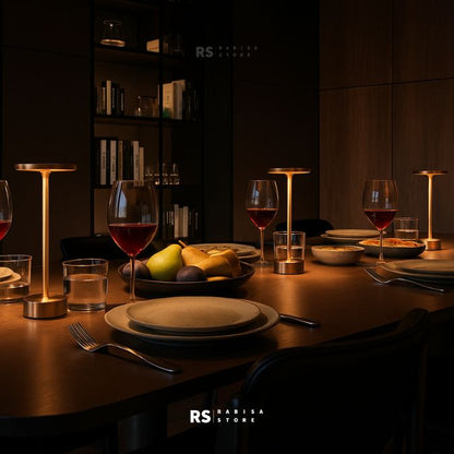 Stockholm Style Rechargeable LED Table Lamp – Modern Touch Sensor Cordless Light