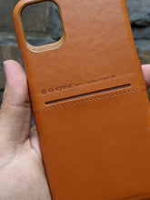 Load image into Gallery viewer, G-Case Card Cool Series Leather Case Apple iPhone 11 Pro Brown
