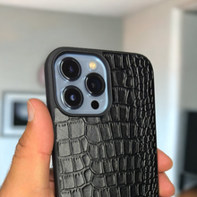 Load image into Gallery viewer, Croco iPhone 13 &amp; 13 Pro Leather Case
