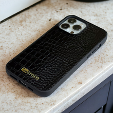 Load image into Gallery viewer, Croco iPhone 13 Pro Max Leather Case
