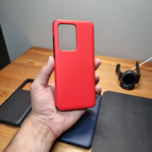 Load image into Gallery viewer, Laudtec Galaxy S20 ULTRA Premium Protective PU Leather Case Red
