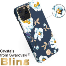 Load image into Gallery viewer, Kingxbar iPhone 11 Pro Luxury Floral Swarovski Crystals Case (Lilly)
